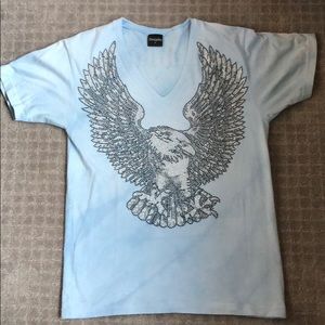 rawalty eagle studded tshirt